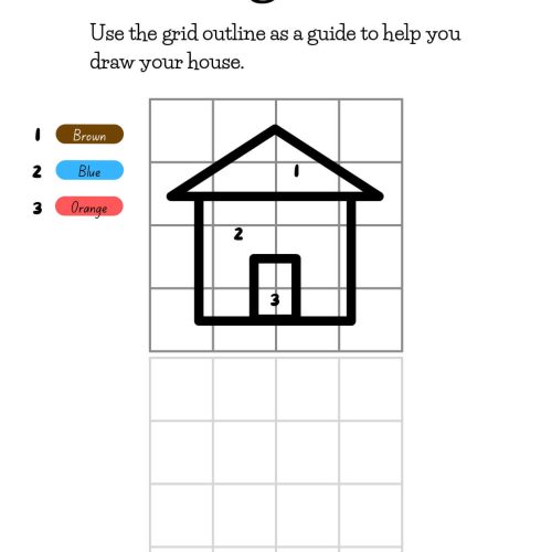 Grid Drawing Worksheets For UKG