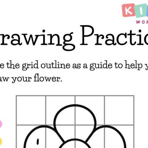 Grid Drawing Worksheets For UKG